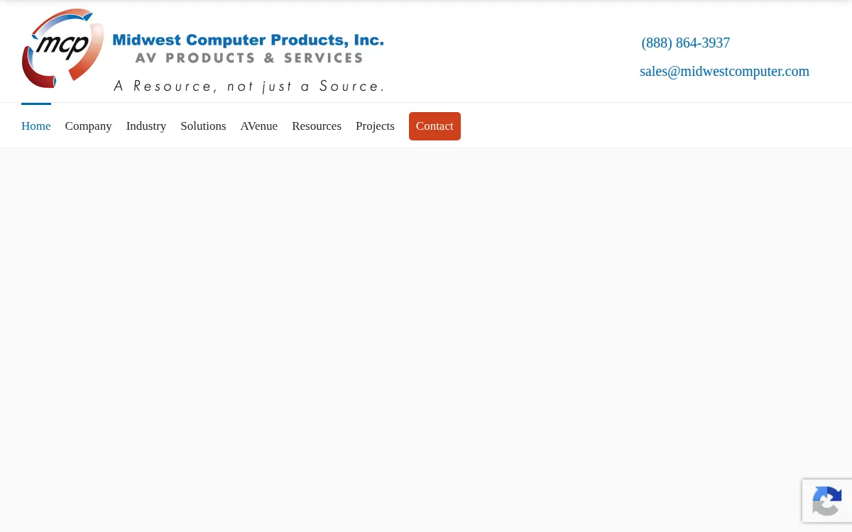 Homepage of Midwest Computer Products INC
