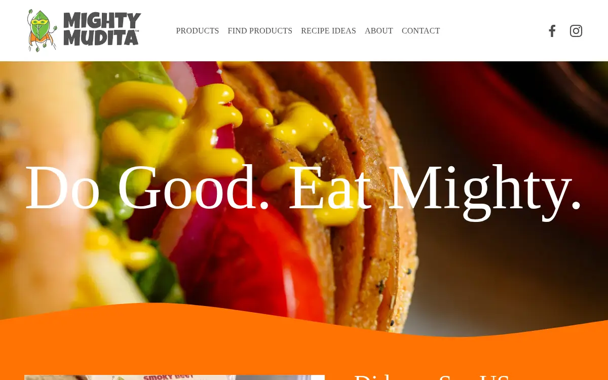 Homepage of Mighty Deli Slices LLC