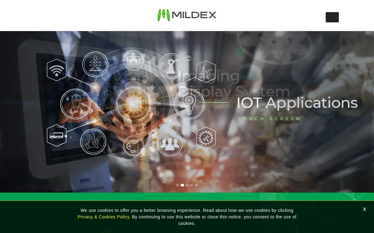 Homepage of Mildex Optical USA INC