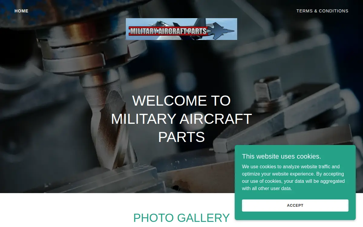Homepage of Military Aircraft Parts