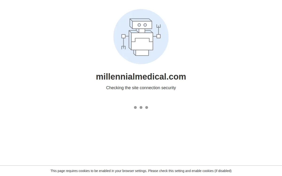 Homepage of Millennial Medical Equipment, LLC
