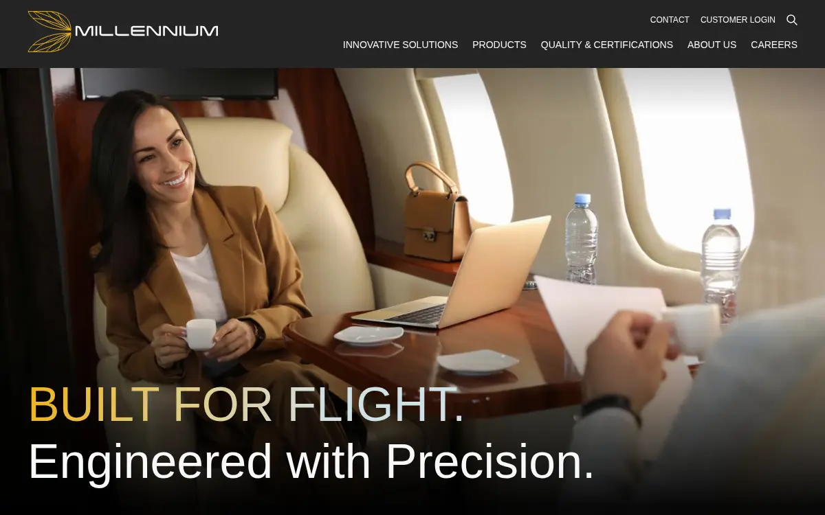 Homepage of Millennium Concepts, LLC