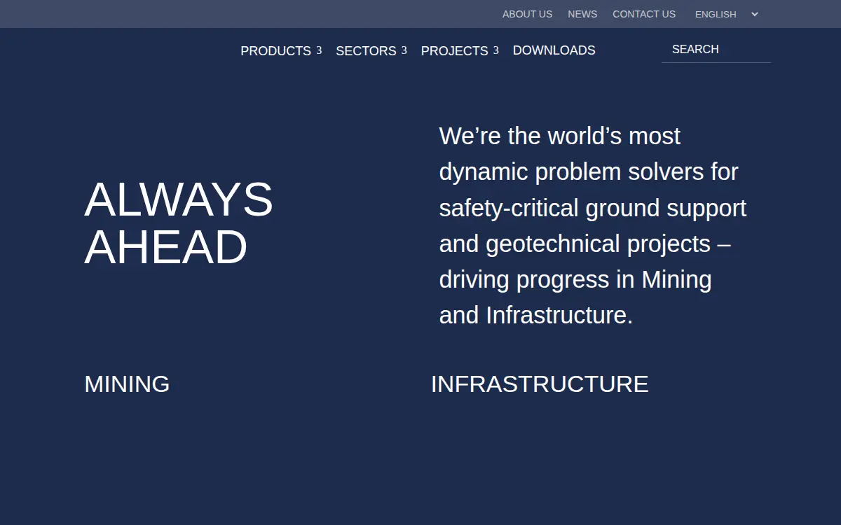 Homepage of Minova USA INC