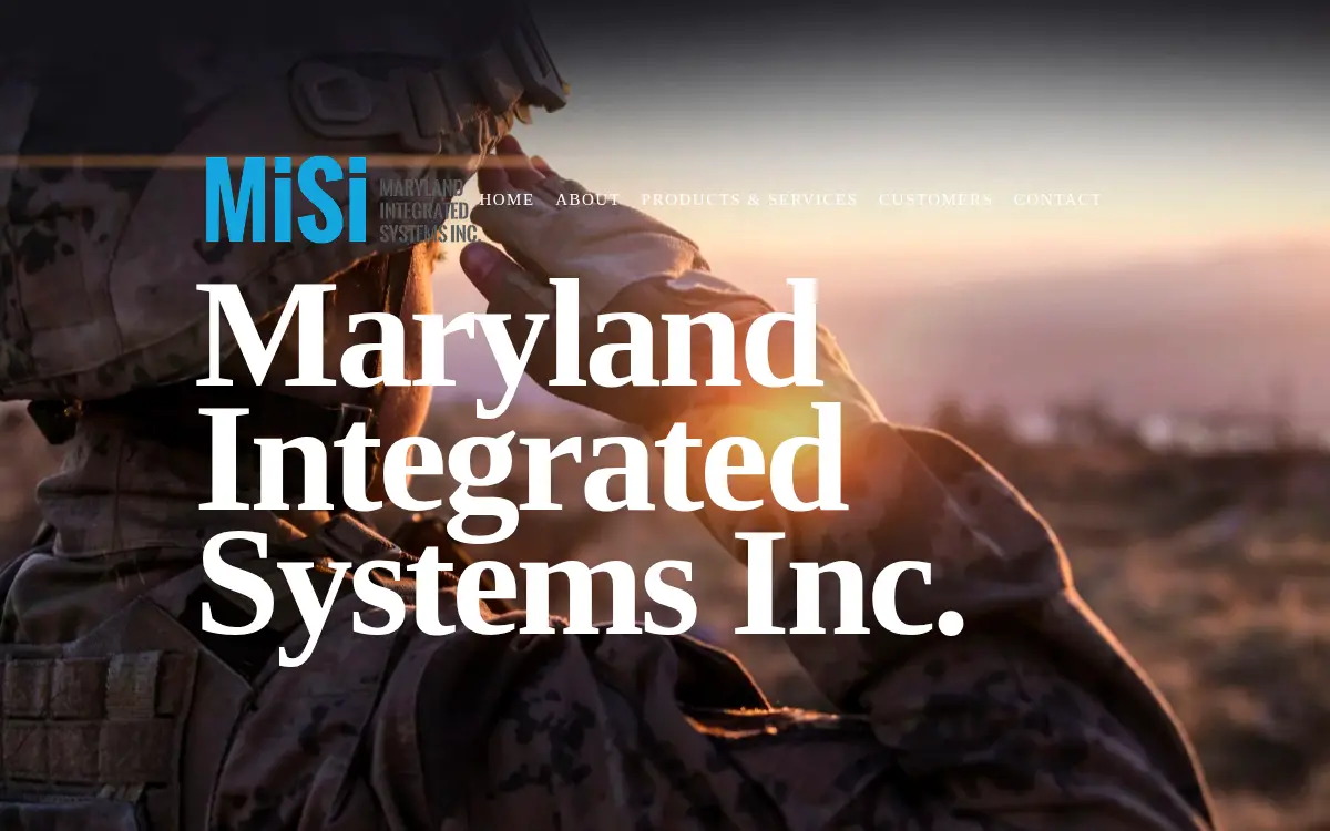 Homepage of Maryland Integrated Systems INC