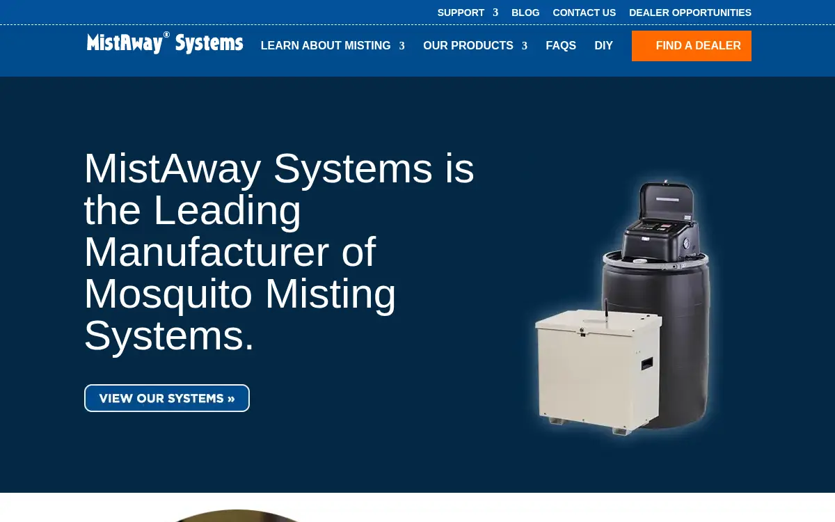 Homepage of Mistaway Systems, INC.