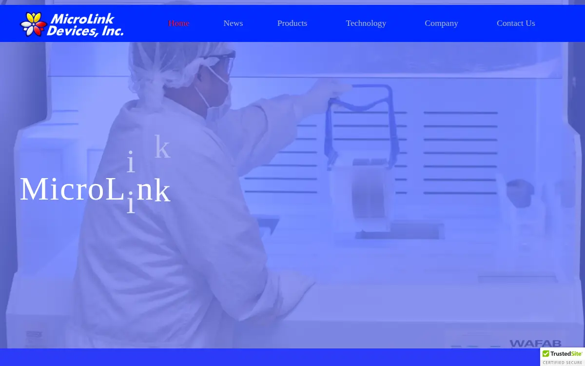 Homepage of Microlink Devices INC