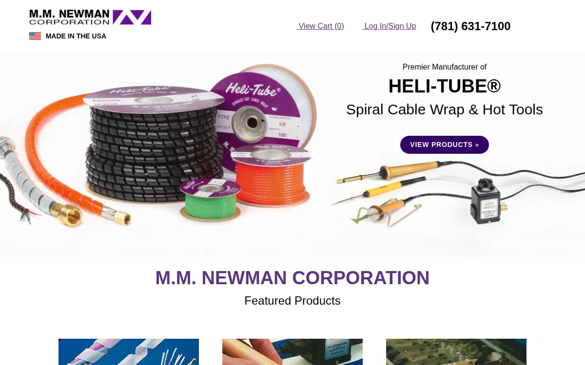 Homepage of M.m. Newman CORP