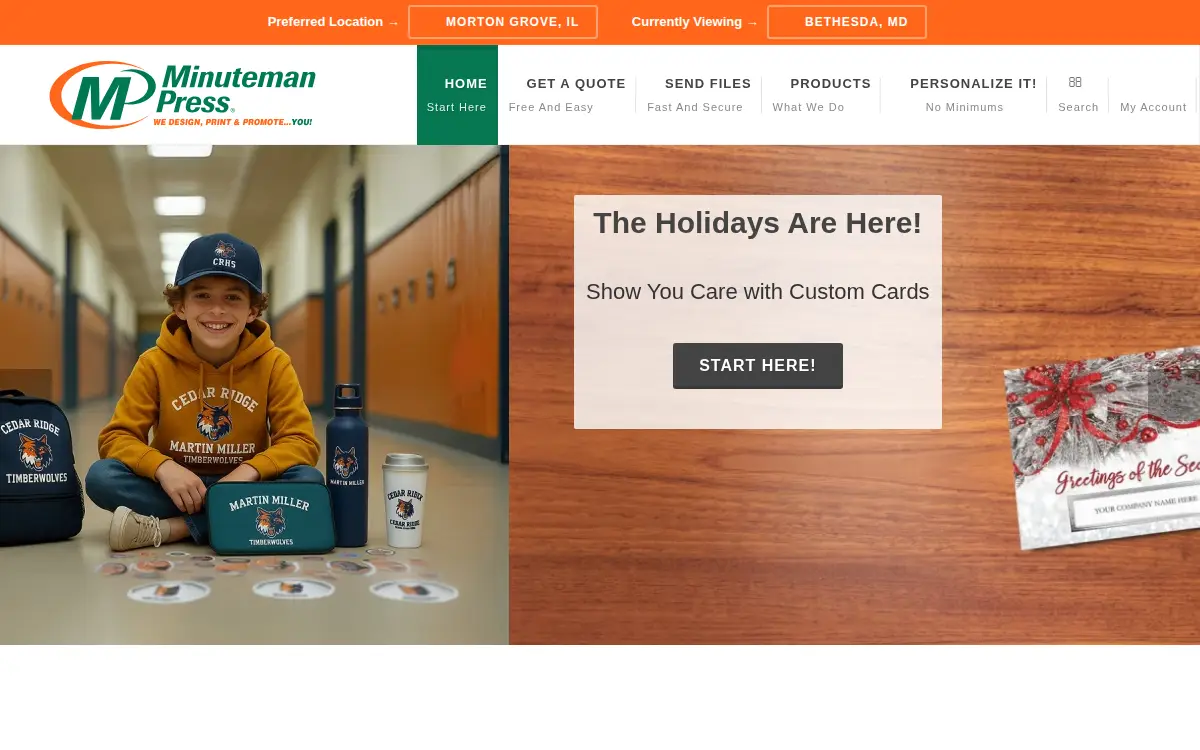 Homepage of Rlt Printing CORP