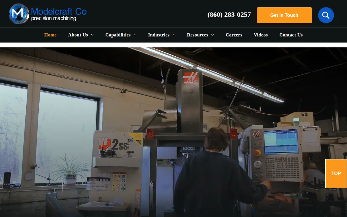 Homepage of Modelcraft Company, Incorporated