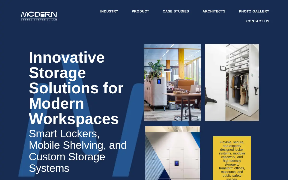 Homepage of Modern Office Systems LLC