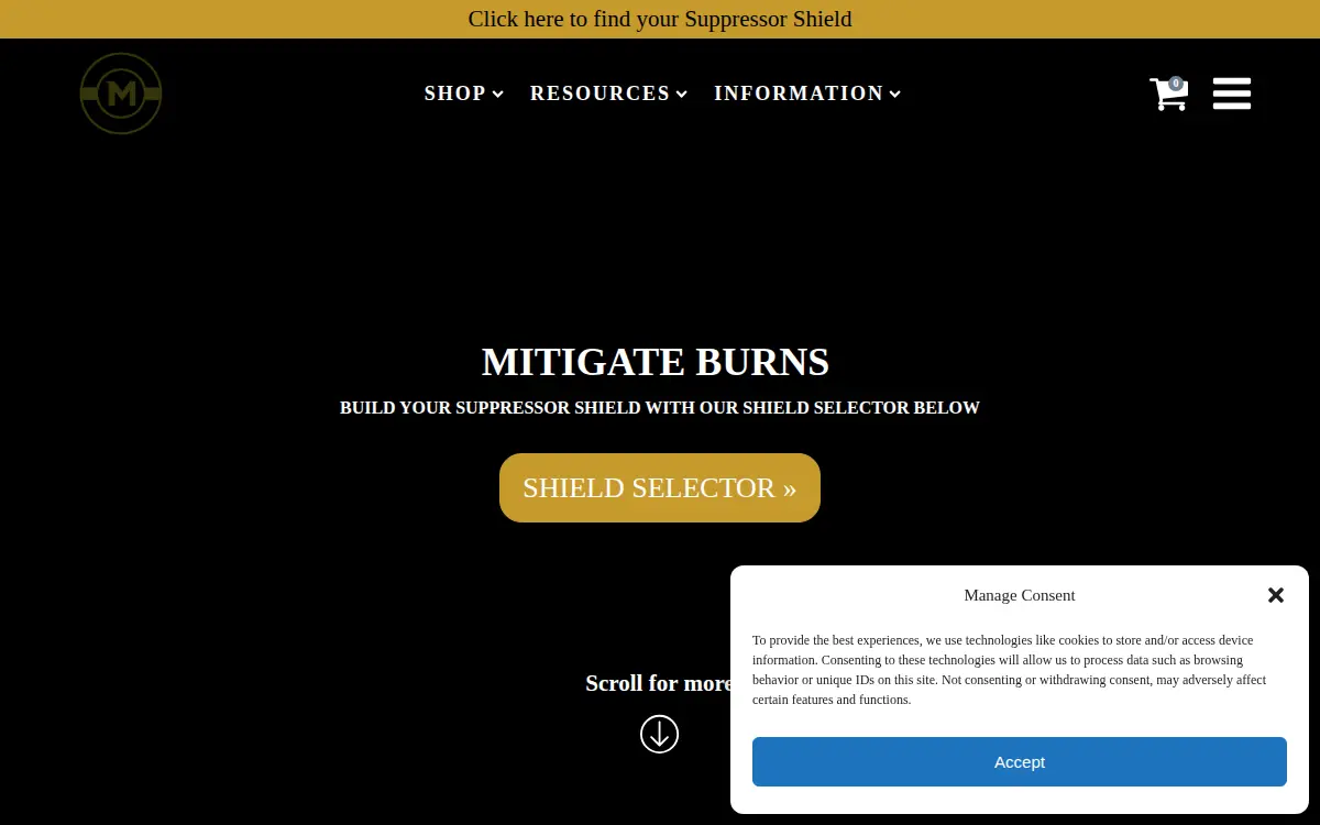 Homepage of Modern Tactical Creations LLC