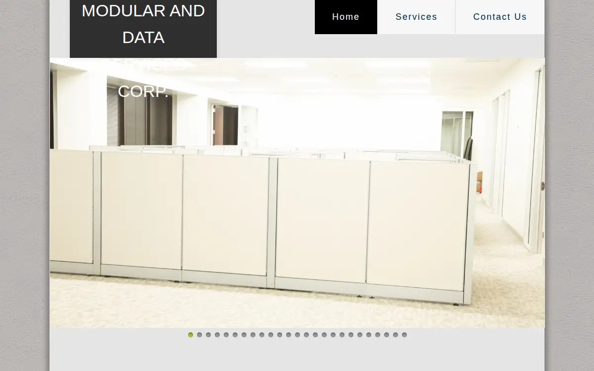 Homepage of Modular & Data Services CORP