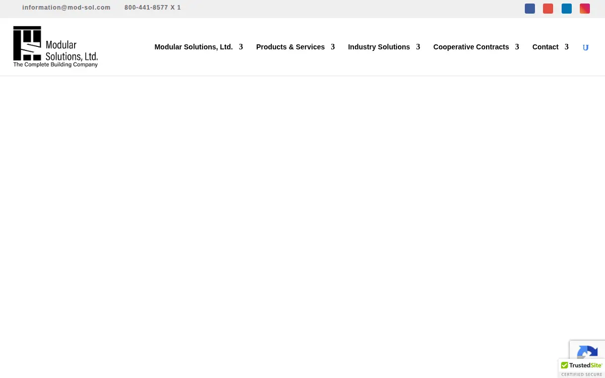 Homepage of Modular Solutions, LTD.