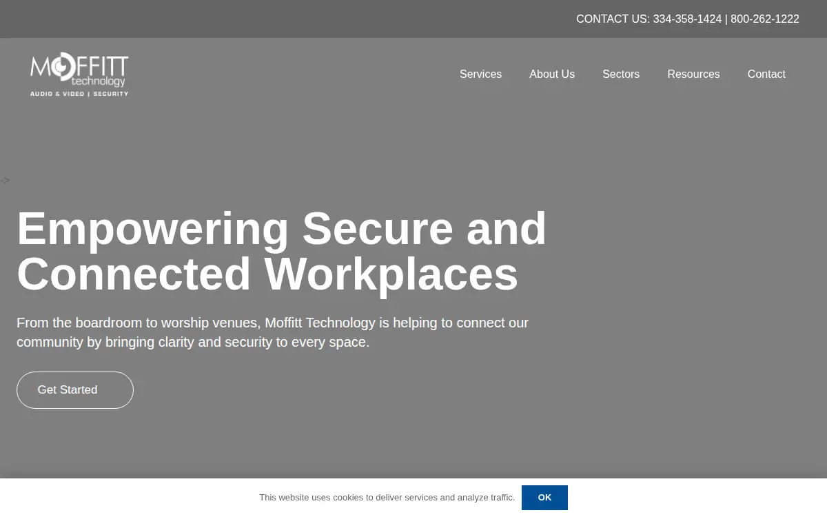 Homepage of Moffitt Technology INC
