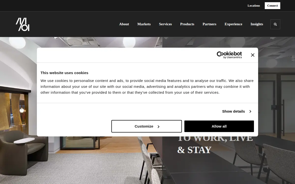 Homepage of Moi, INC.