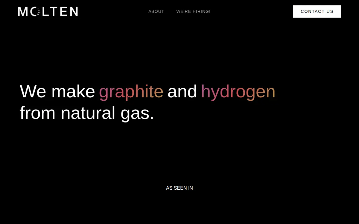 Homepage of Molten Industries INC