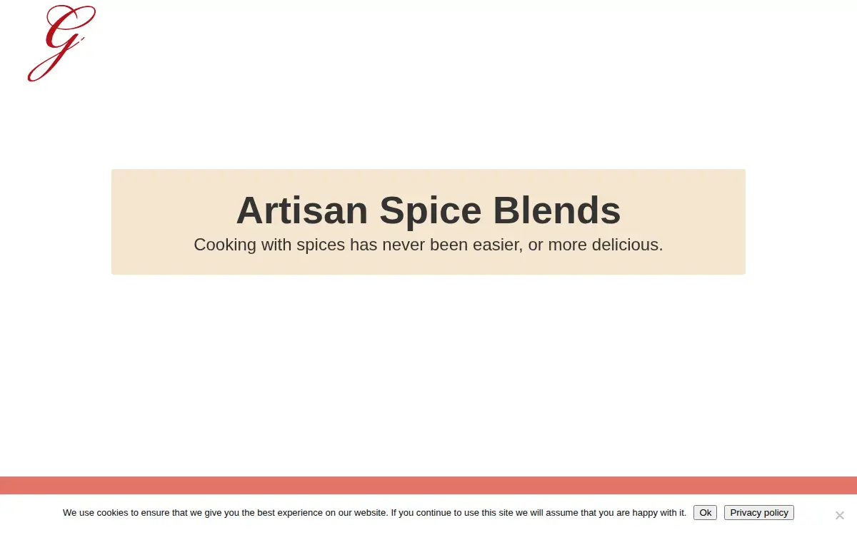 Homepage of Moms Gourmet, LLC