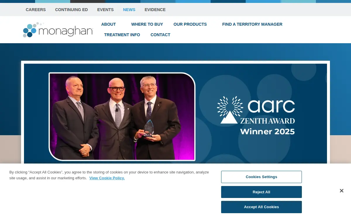Homepage of Monaghan Medical CORP