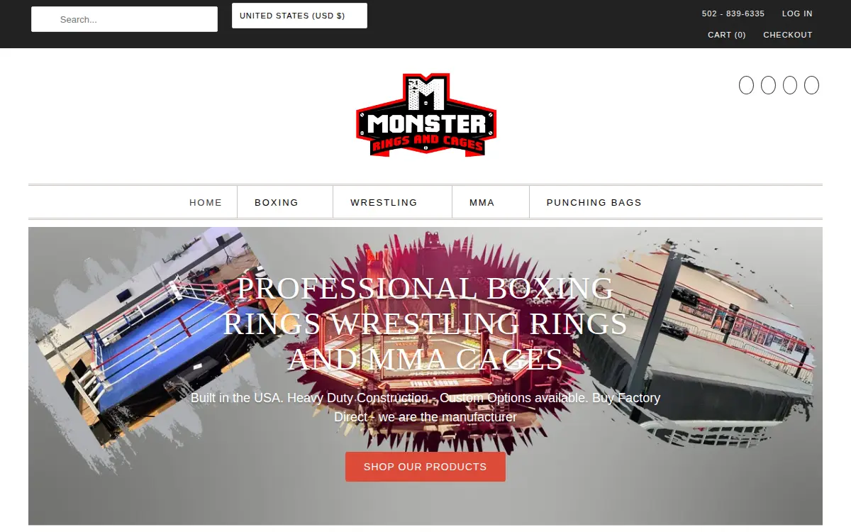 Homepage of Monster Manufacturing, INC.