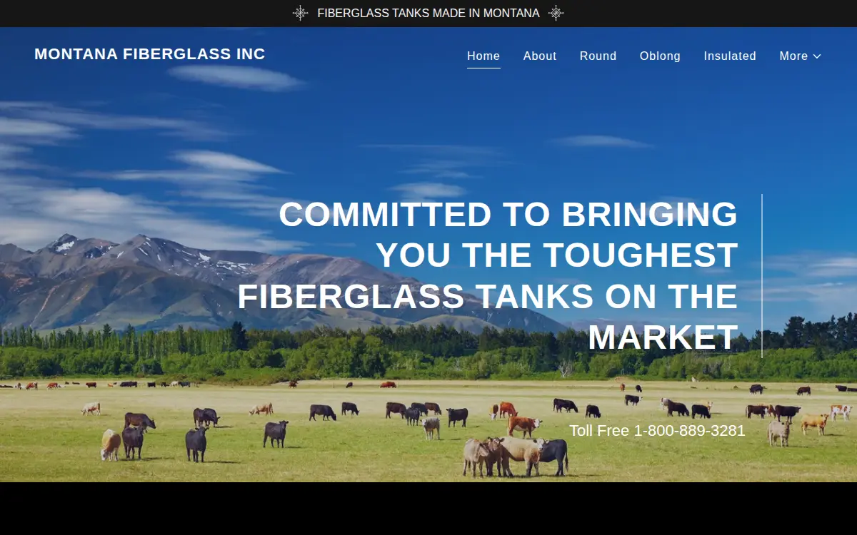 Homepage of Montana Fiberglass INC