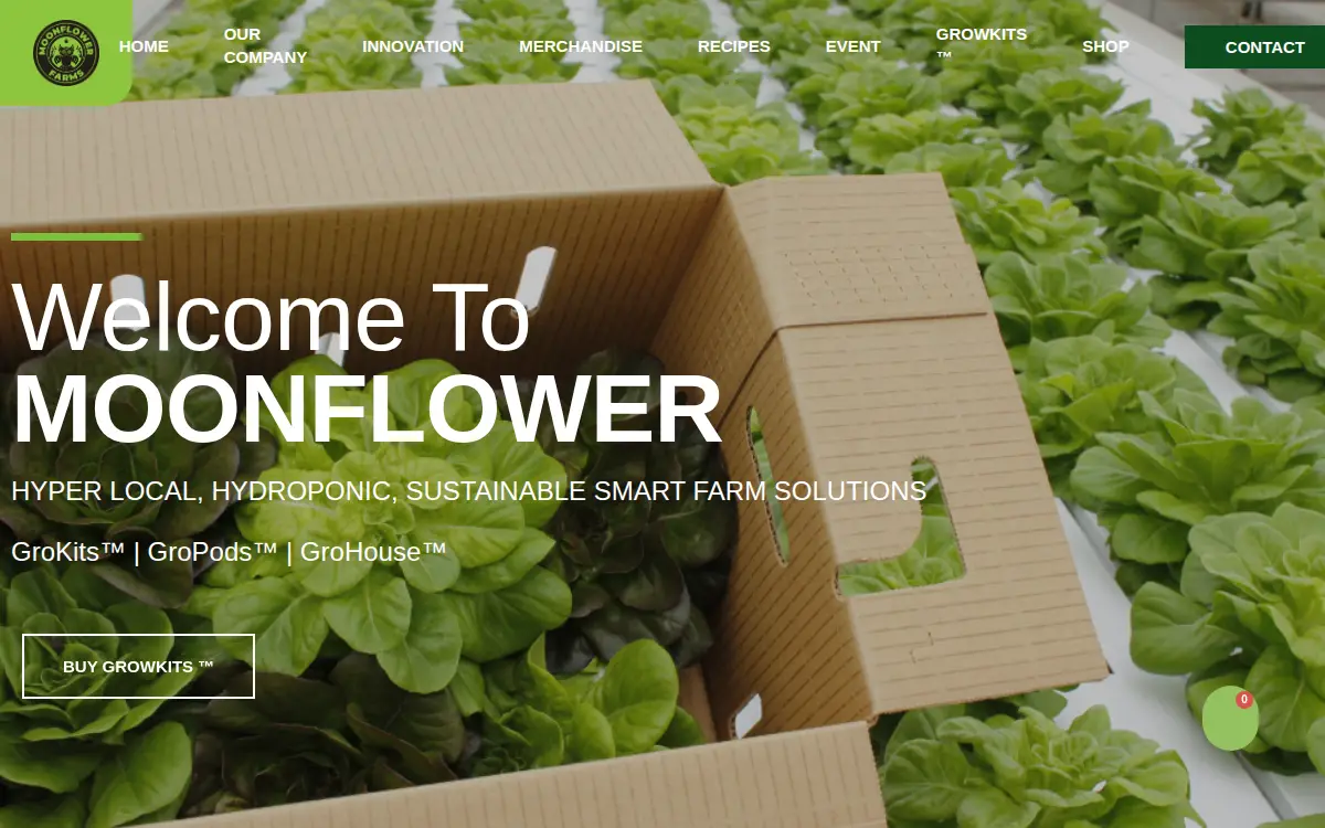 Homepage of Moonflower Farms 1, LLC