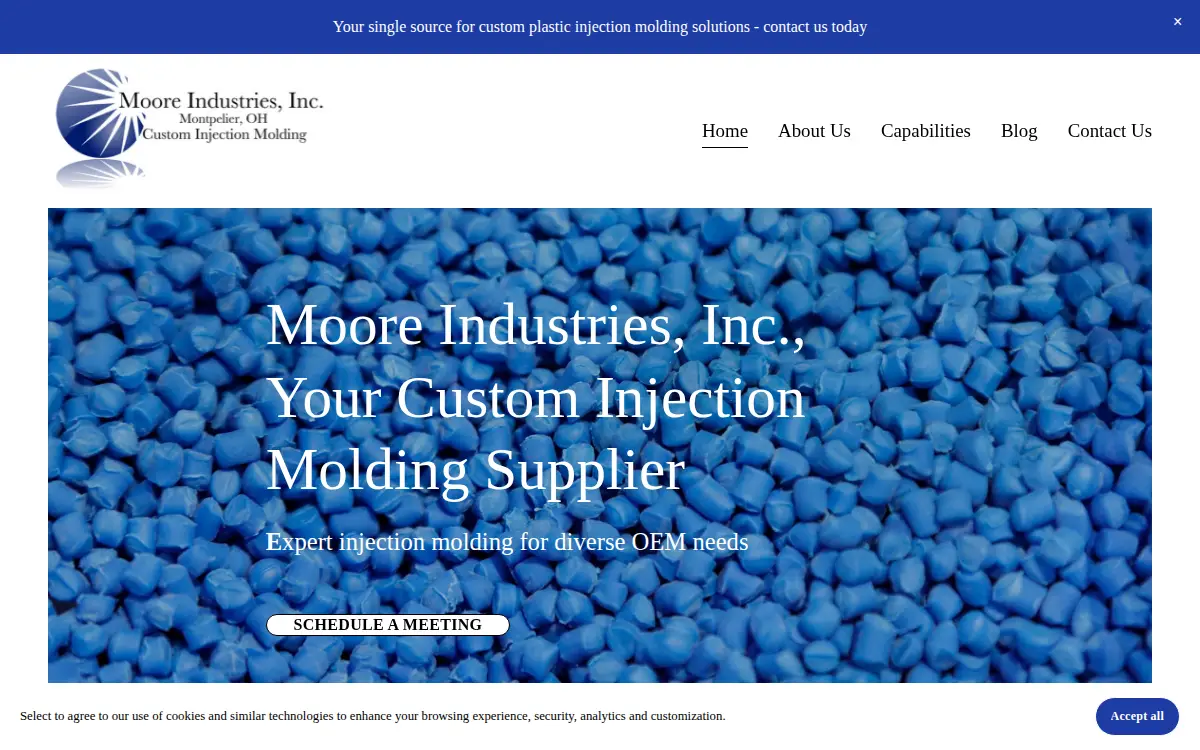 Homepage of Moore Industries, INC.