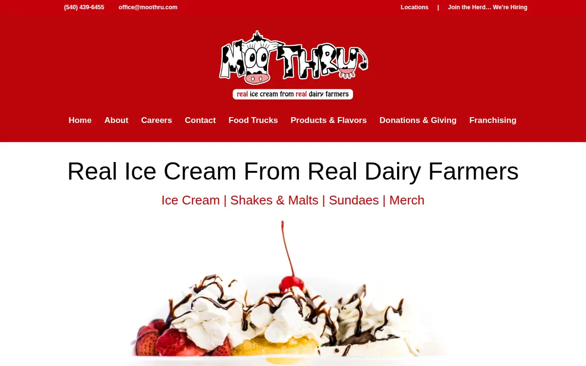 Homepage of Moothru LLC