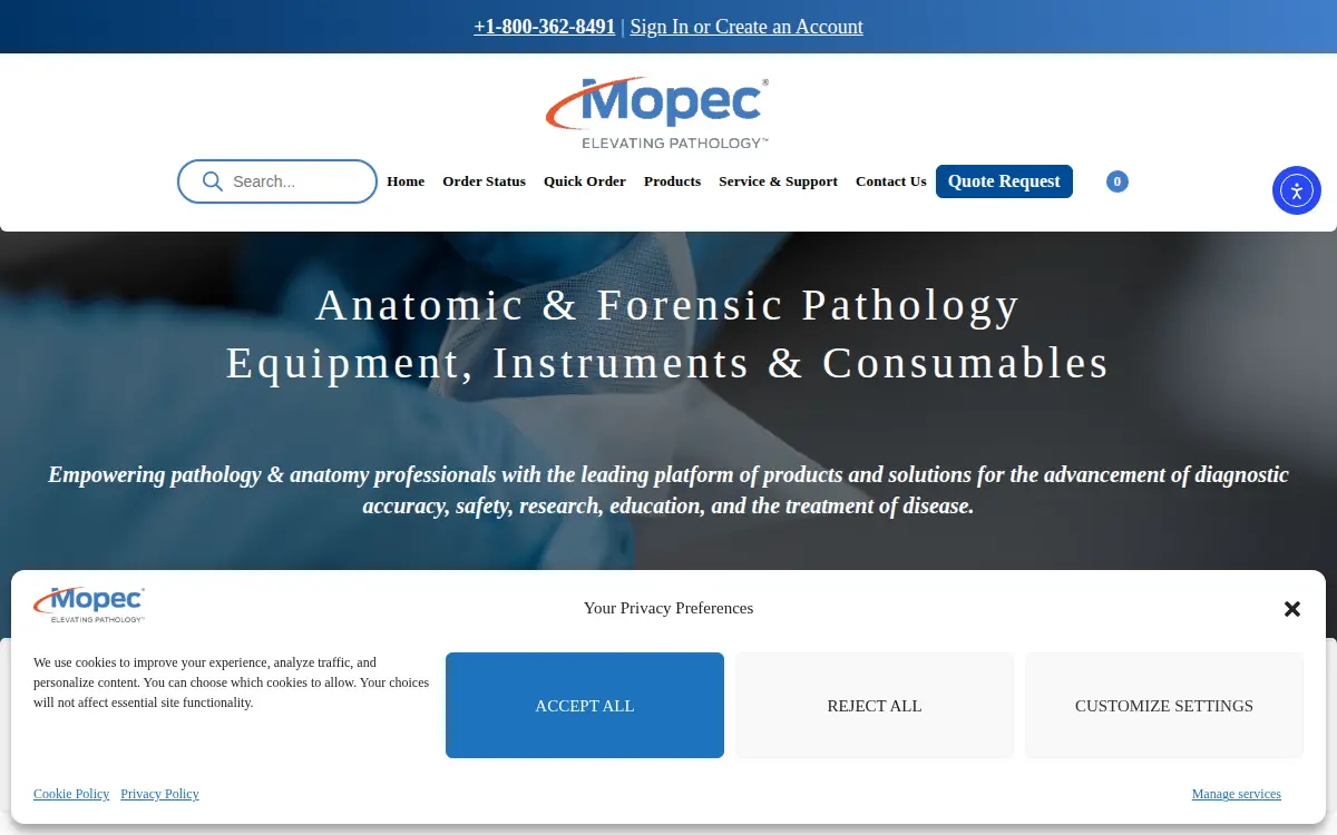 Homepage of Mp Acquisition, LLC