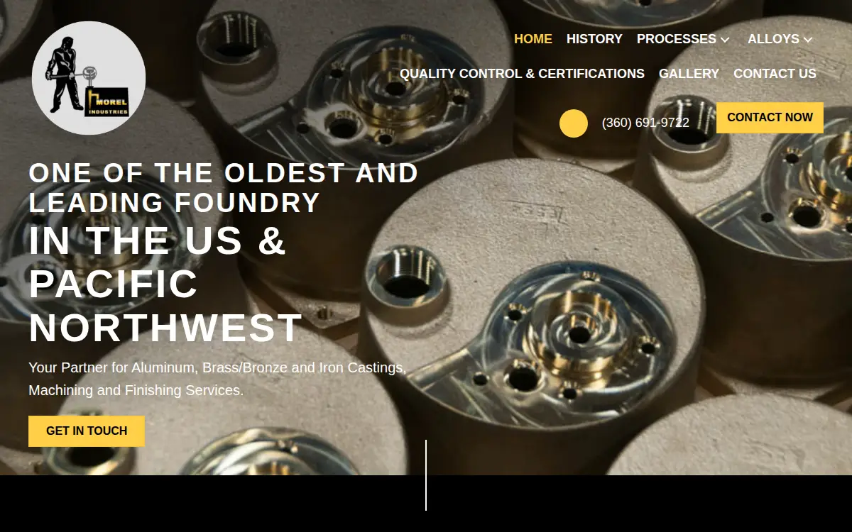 Homepage of Morel Industries, INC