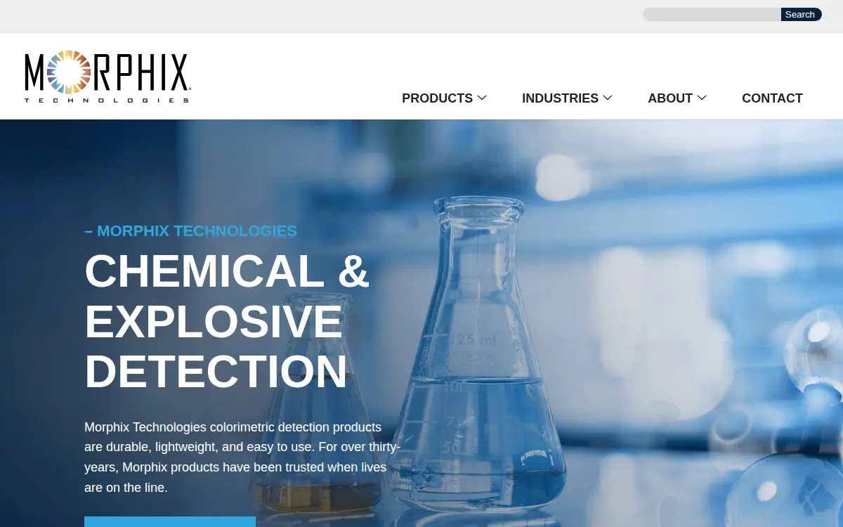 Homepage of Morphix Technologies, INC.