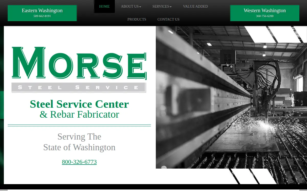 Homepage of Morse Distribution, INC.