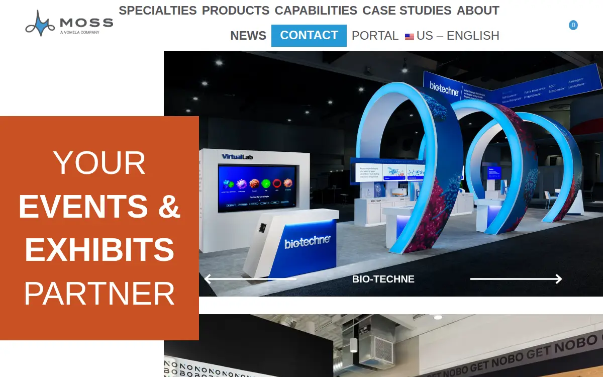 Homepage of Moss Holding Company