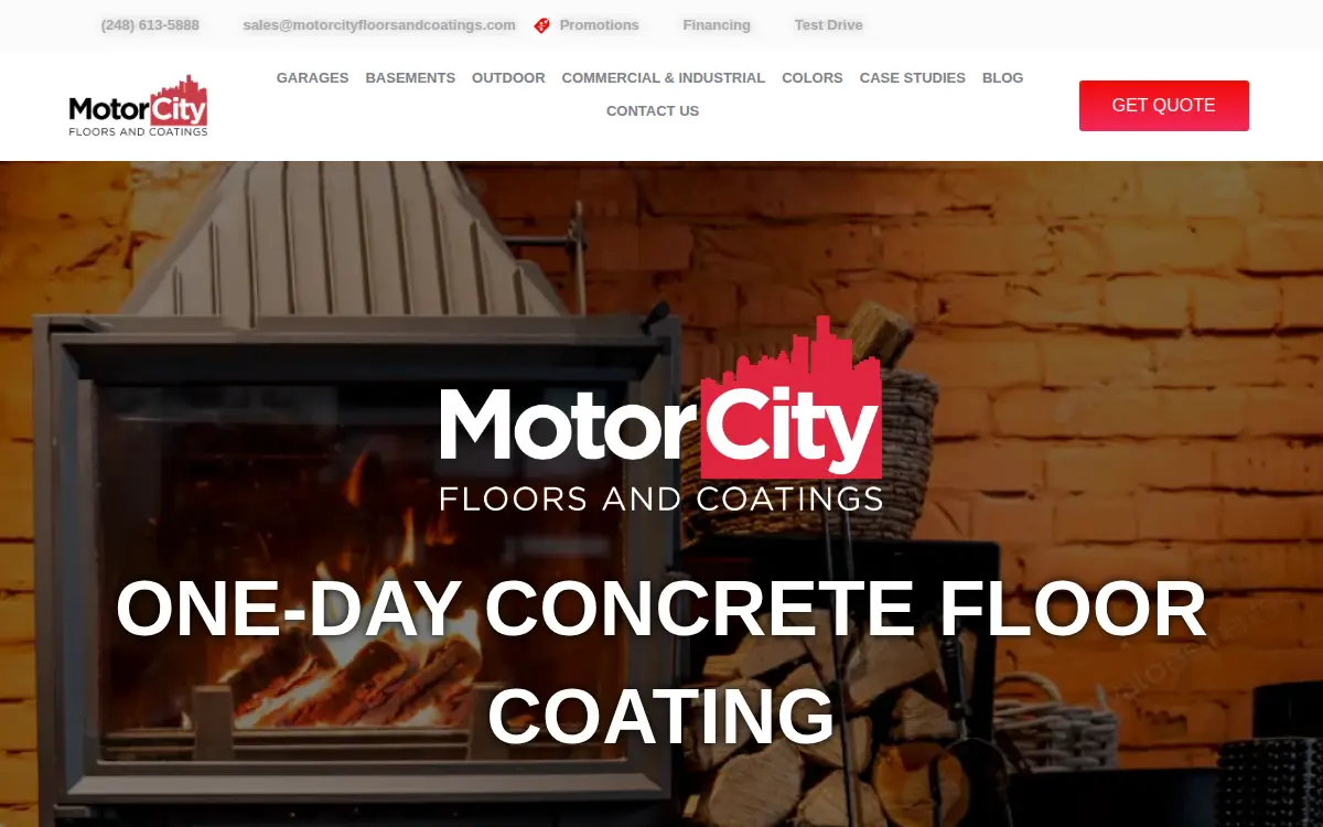 Homepage of Mr. Coatings LLC
