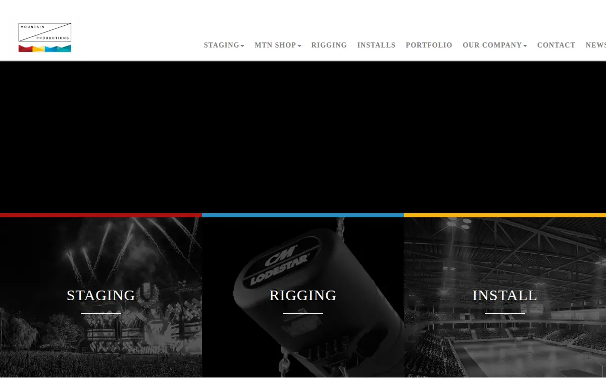 Homepage of Mountain Productions INC