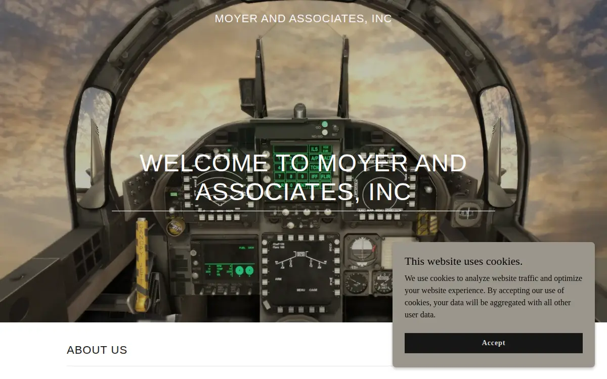Homepage of Moyer & Associates, INC