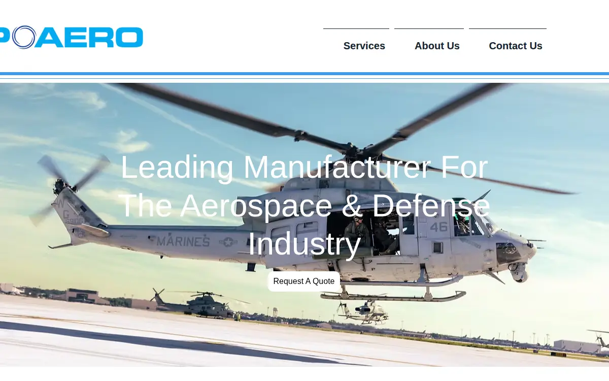 Homepage of Mp Aero LLC