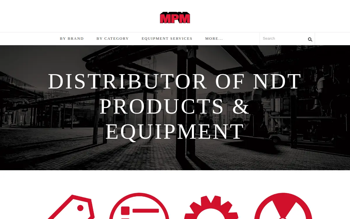 Homepage of Mpm Products, INC