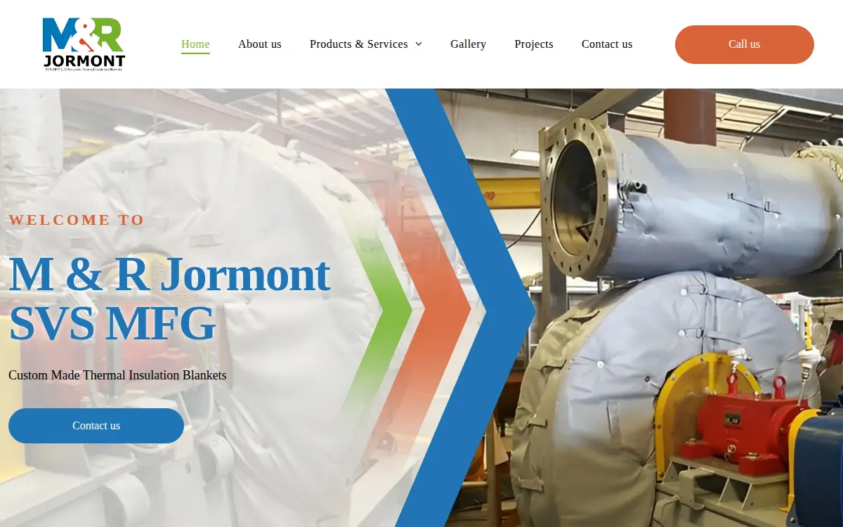 Homepage of M&r Jormont Svs Mfg, LLC