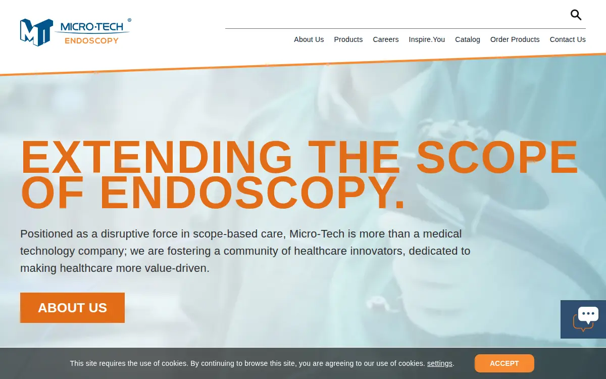 Homepage of Micro-tech Endoscopy Usa, INC