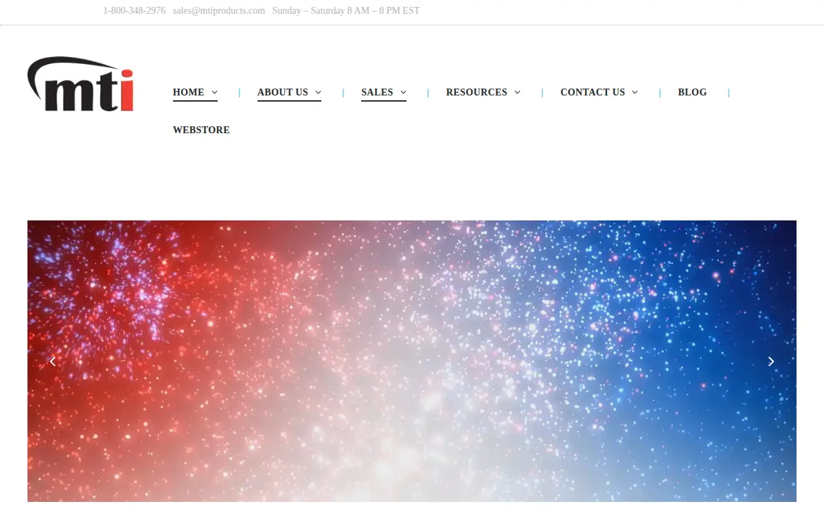 Homepage of Motion Technology, INC