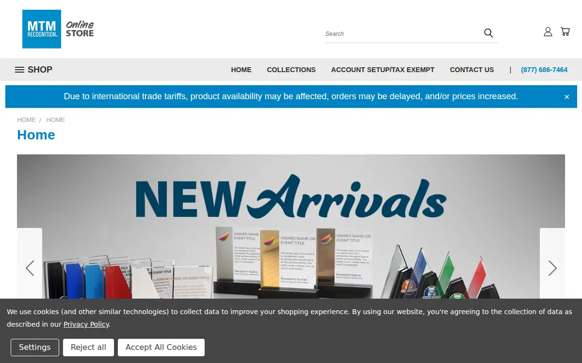 Homepage of Mtm Recognition Corporation