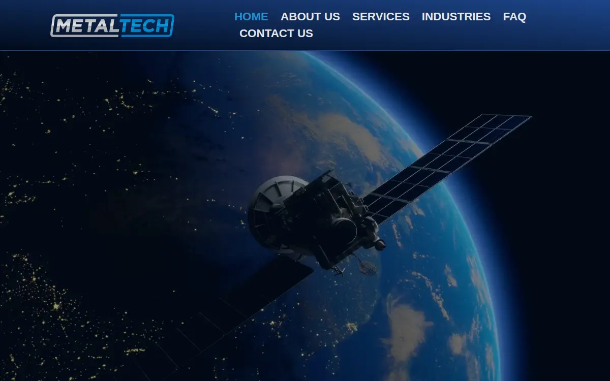 Homepage of Metaltech, INC.