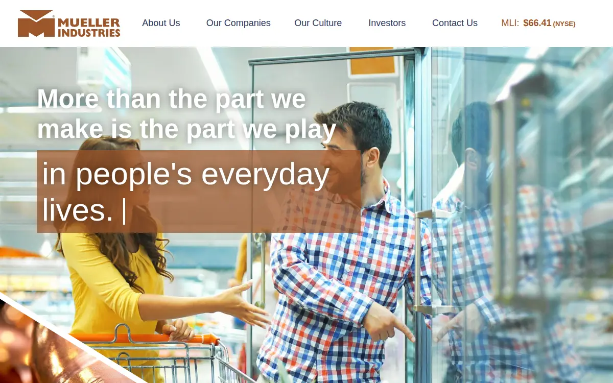 Homepage of Mueller Impacts Co, INC
