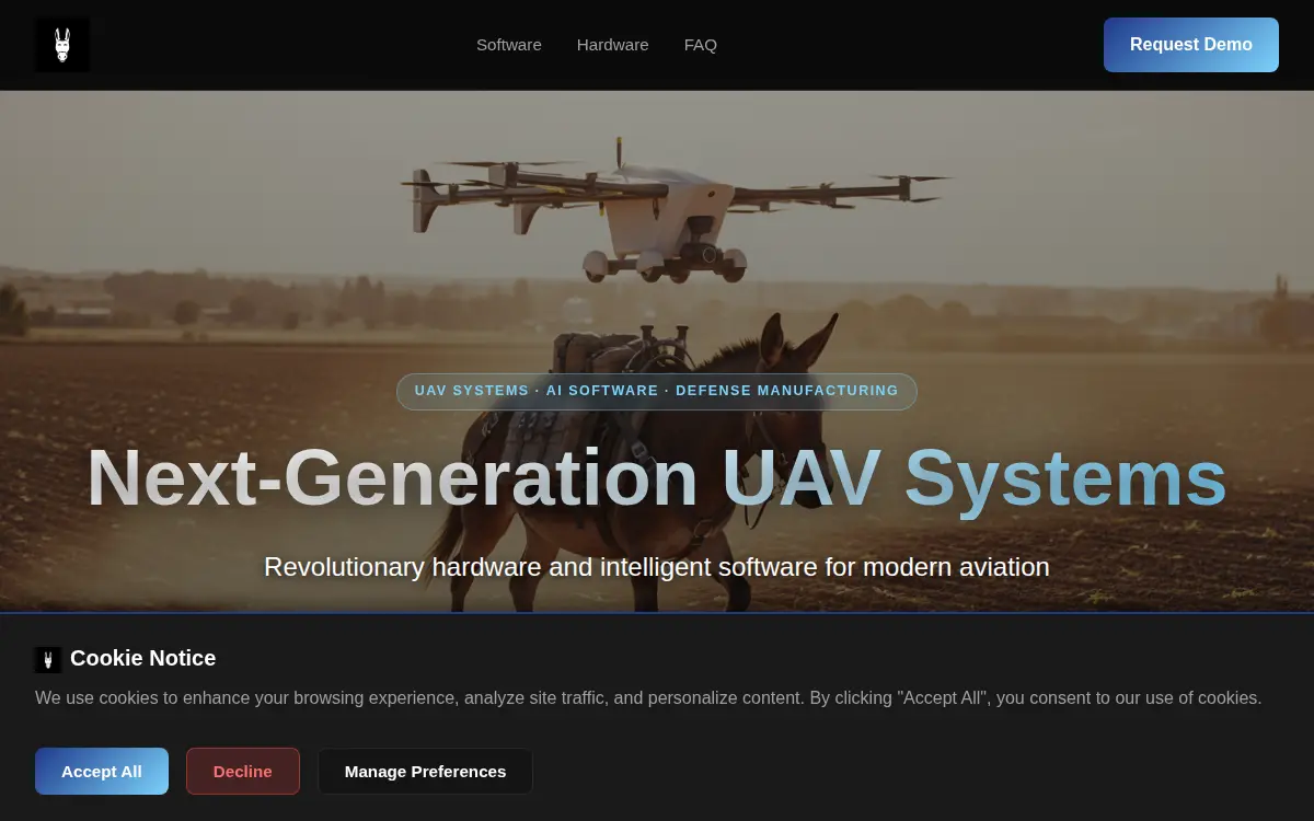 Homepage of Mule Works INC.