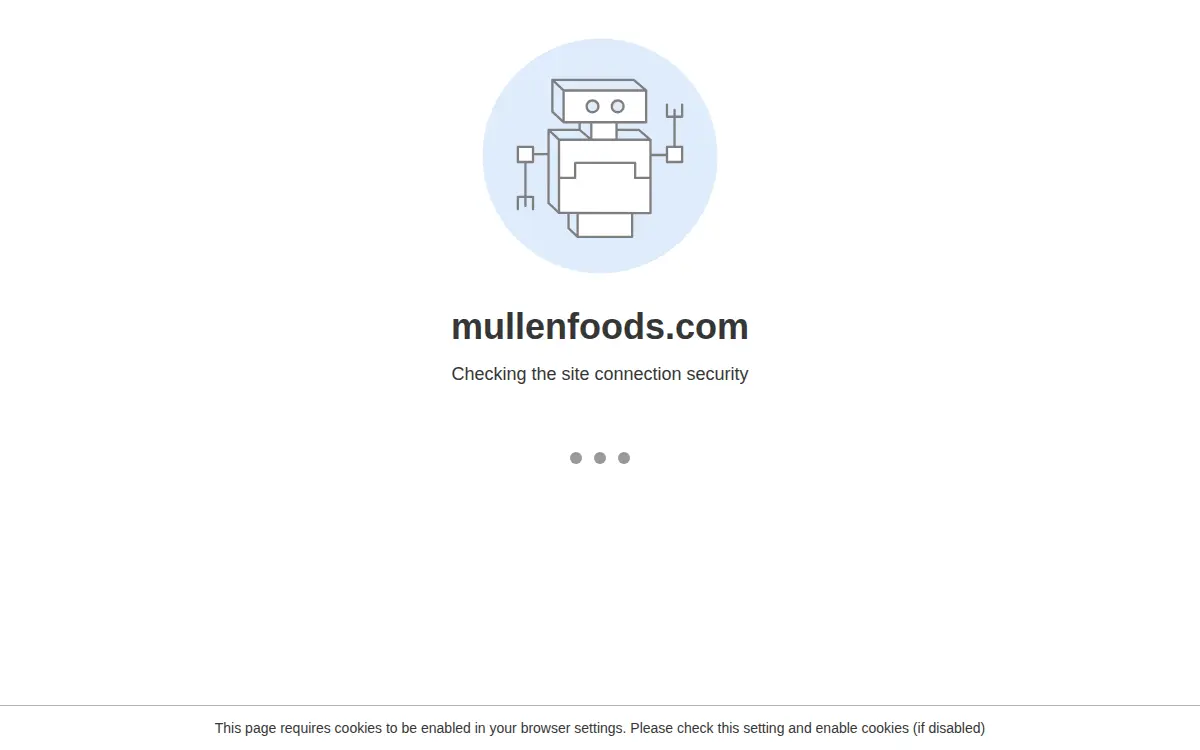 Homepage of Mullen Foods LLC