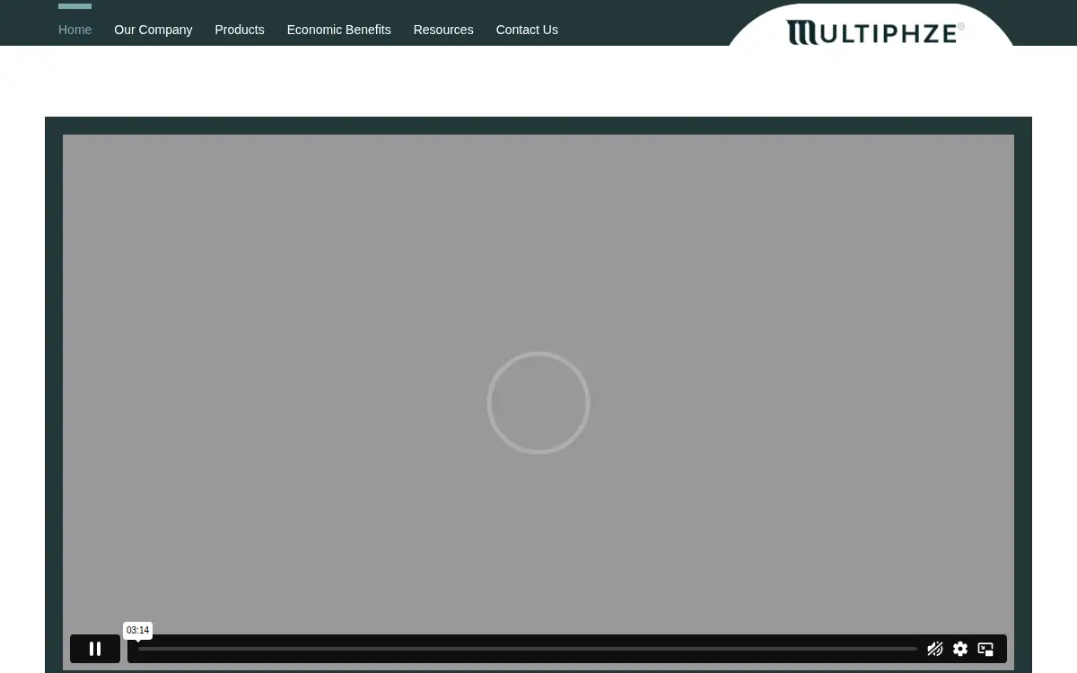 Homepage of Multiphze, LLC