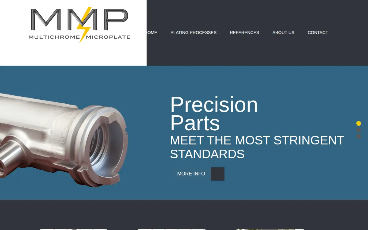 Homepage of Multichrome Co, INC