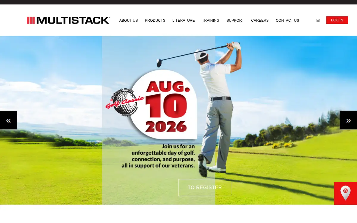 Homepage of Multistack LLC