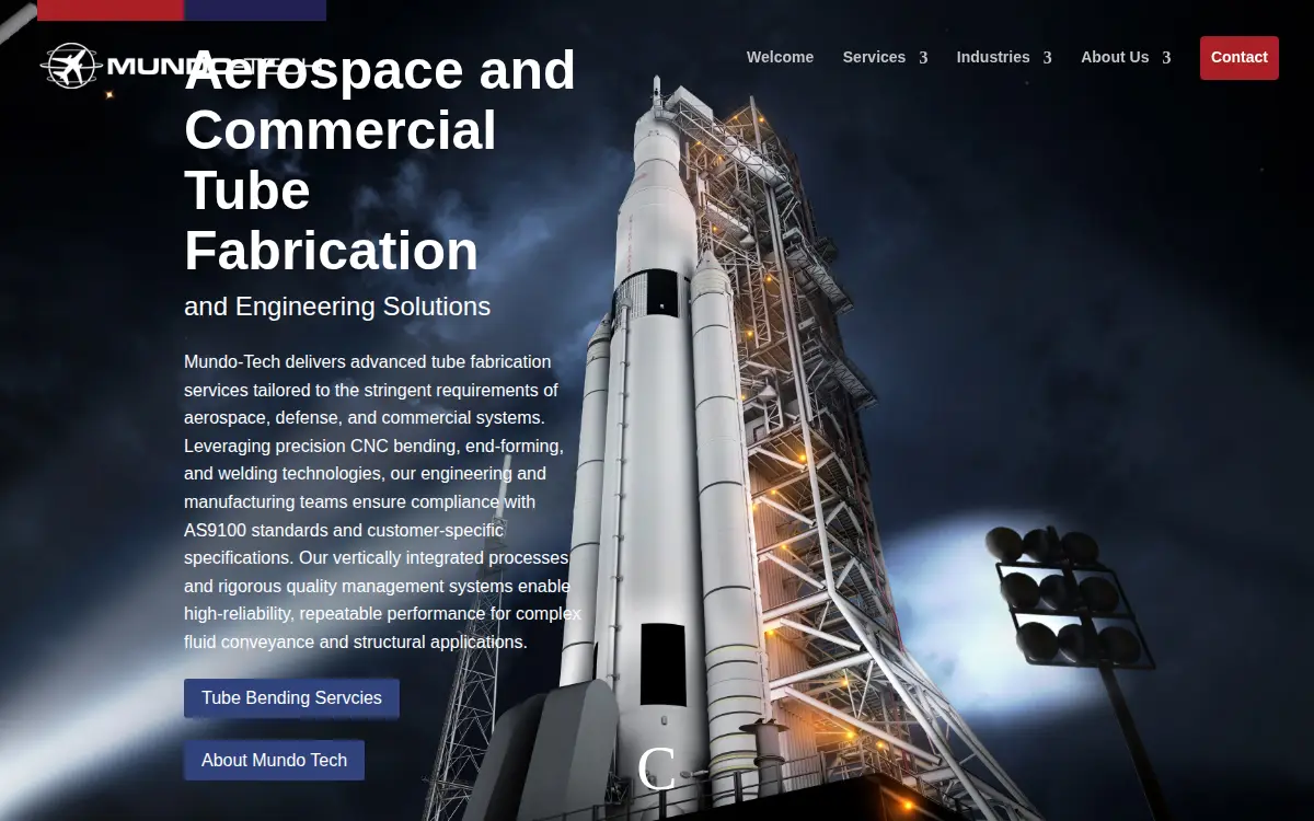 Homepage of Mundo Tech INC