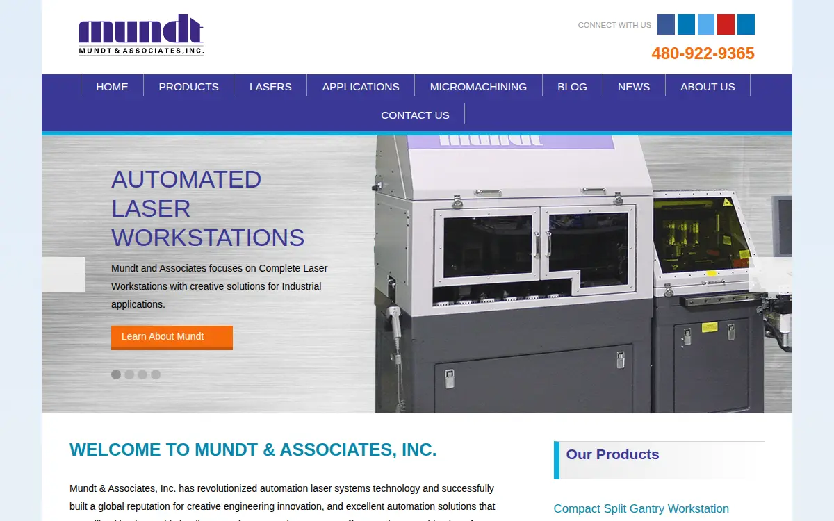 Homepage of Mundt & Associates, INC.